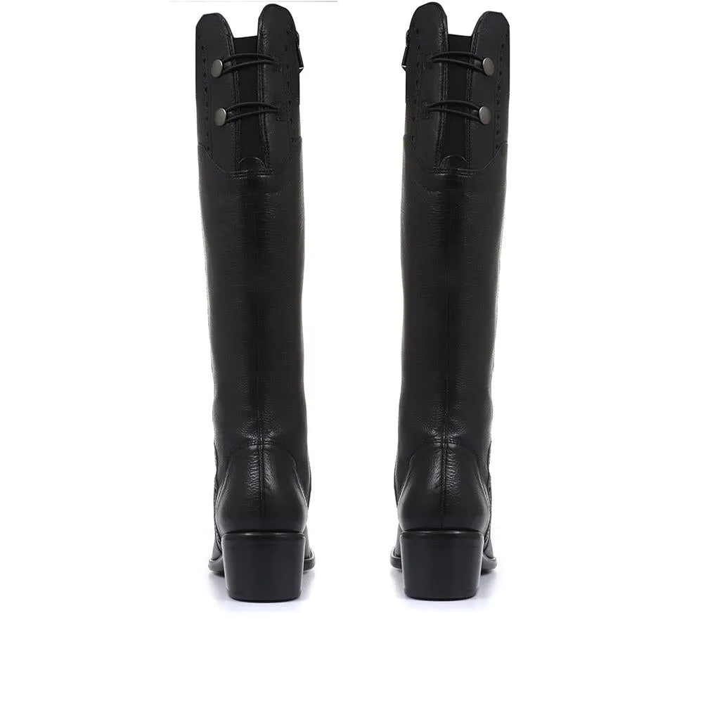 Leather Knee High Boot - CARM28503 / 313 427 sold by Jones Bootmaker product image thumbnail 4