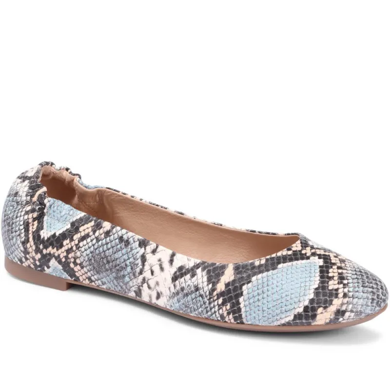 Flat Leather Ballerina - LEIN29500 / 315 326 sold by Jones Bootmaker