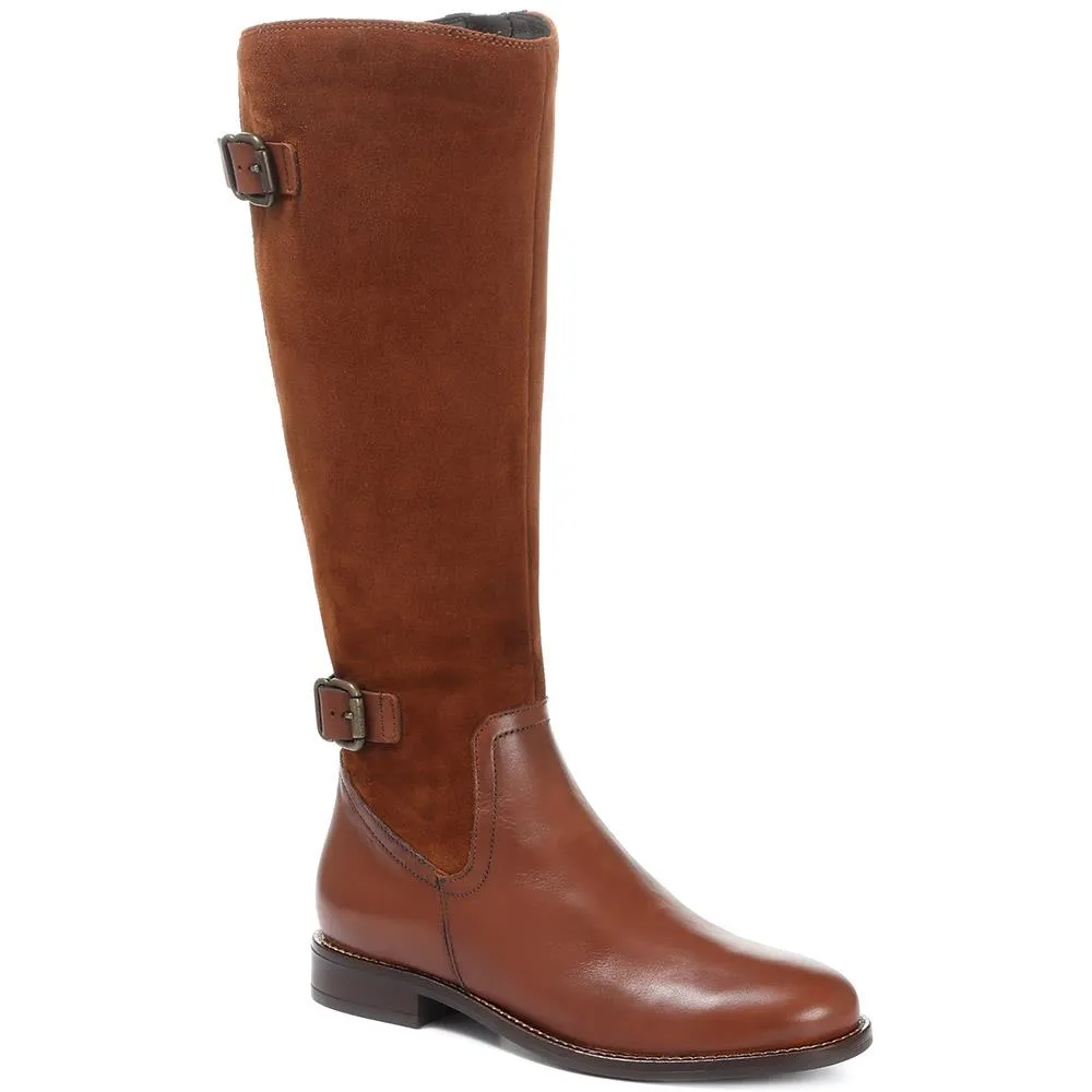 Leather Knee High Boot - CARM30512 / 316 573 sold by Jones Bootmaker