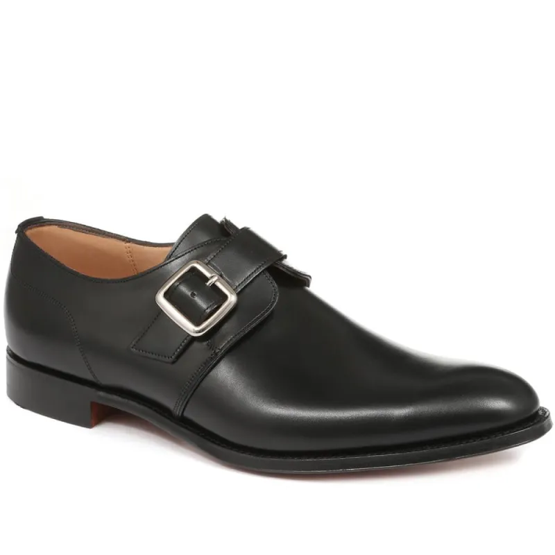 Moorgate Plain Buckle Monk Shoe - MOORGATE / 27112003 sold by Jones Bootmaker