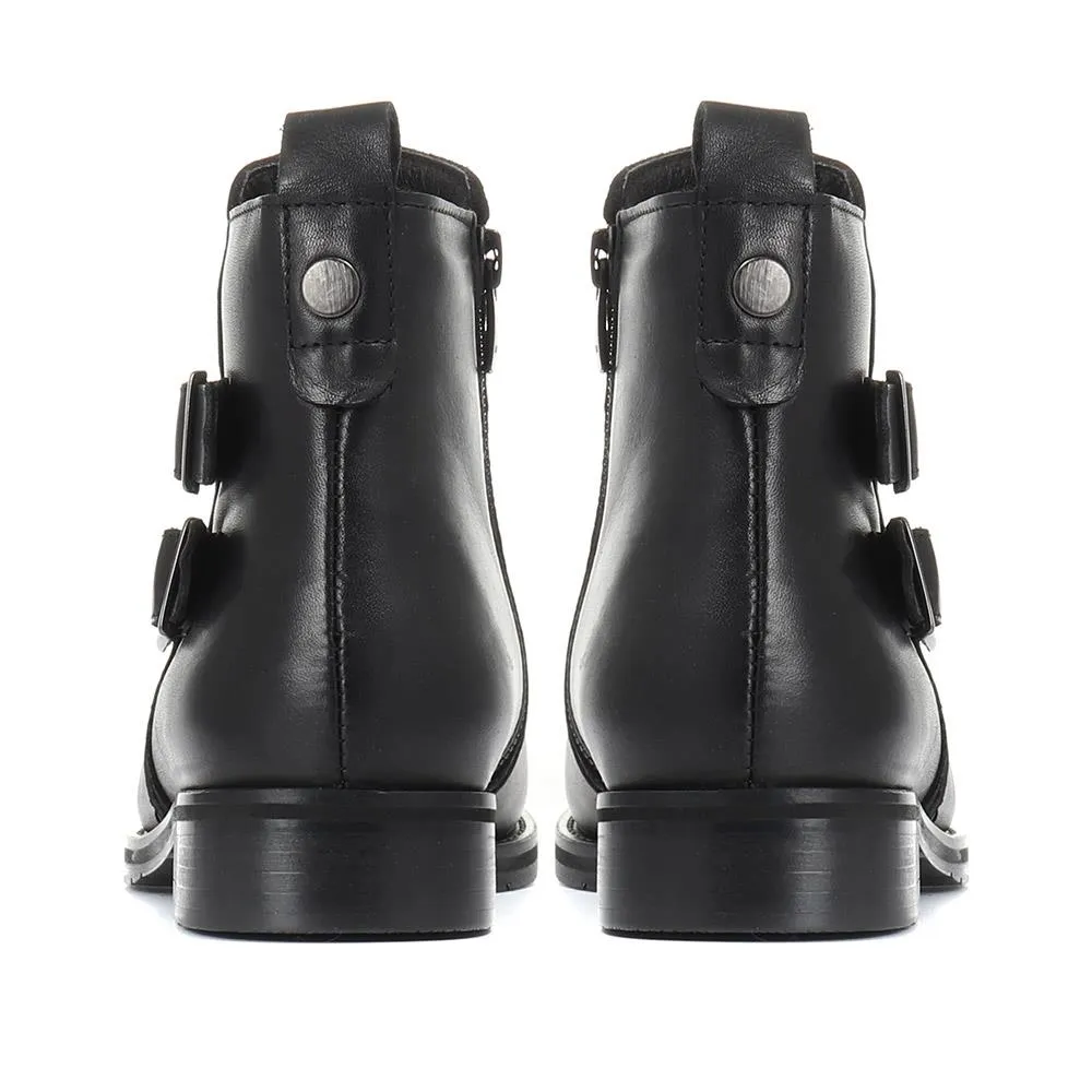 Leather Buckle Ankle Boot - META30500 / 317 134 sold by Jones Bootmaker product image thumbnail 4