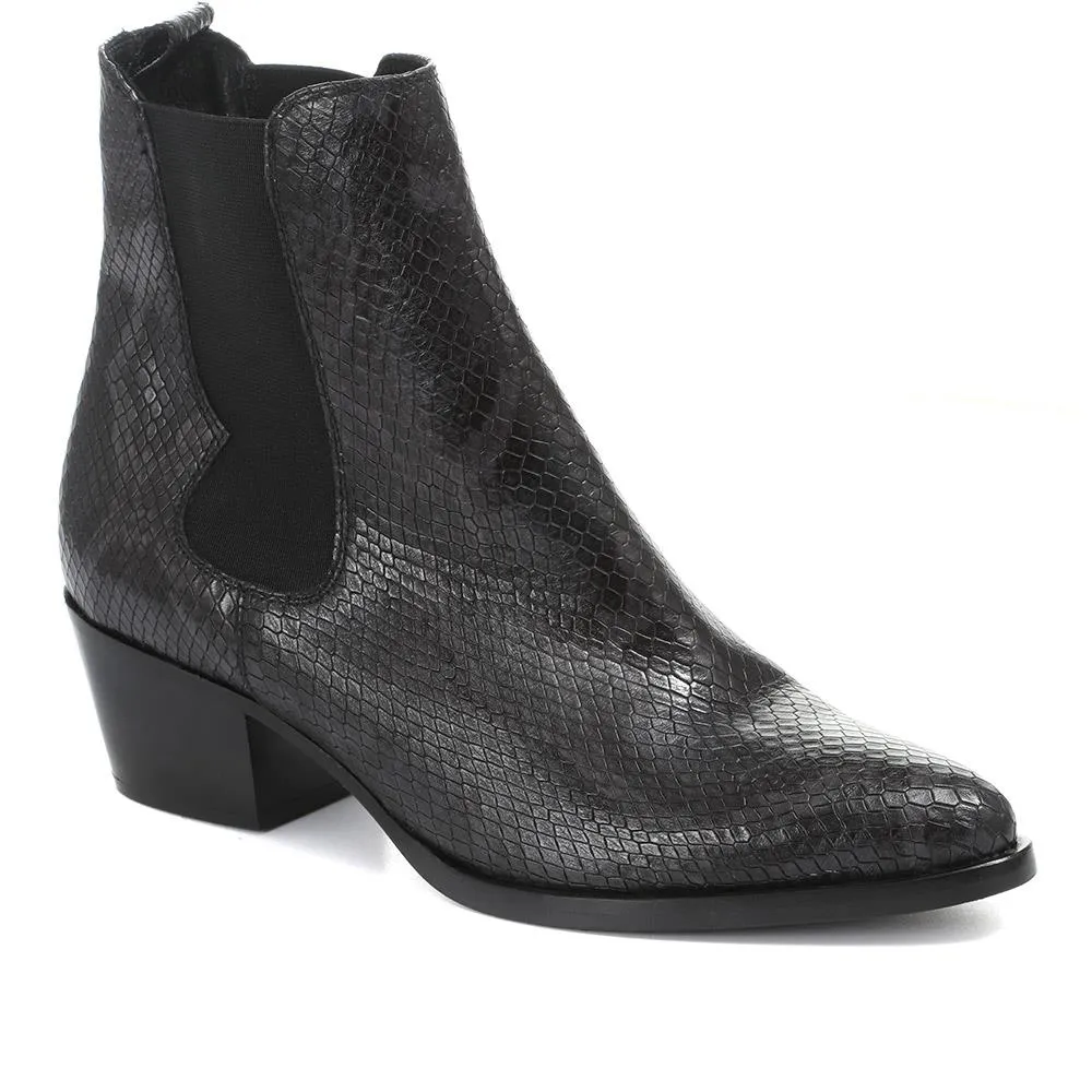 Western Snake Print Boots - CARM30515 / 316 588 sold by Jones Bootmaker