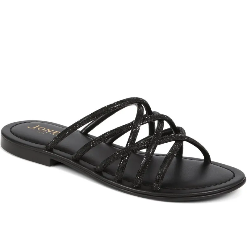 Hira Jewelled Leather Sandals  - HIRA / 325 182 sold by Jones Bootmaker