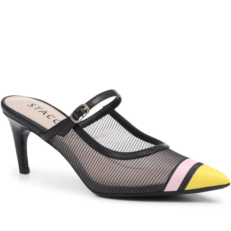 Pointed Heeled Mary Jane Mule - BEL31512 / 318 256 sold by Jones Bootmaker