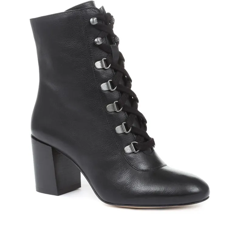 Liana Lace-Up Heeled Ankle Boots - LIANA / 319 203 sold by Jones Bootmaker