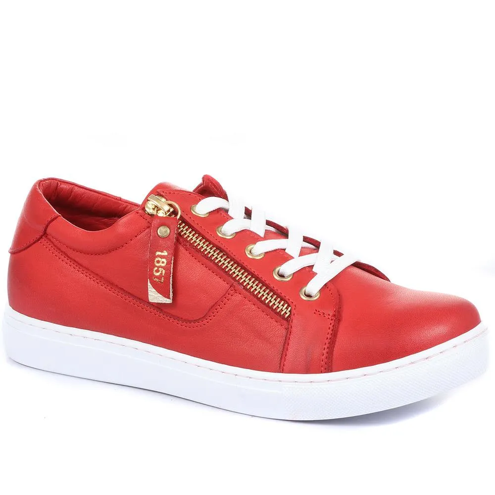 Padova Leather Lace-Up Trainers - PADOVA / 320 235 sold by Jones Bootmaker product image thumbnail 3