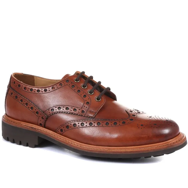 Bushwick Goodyear Welted Leather Brogues - BUSHWICK / 319 886 sold by Jones Bootmaker