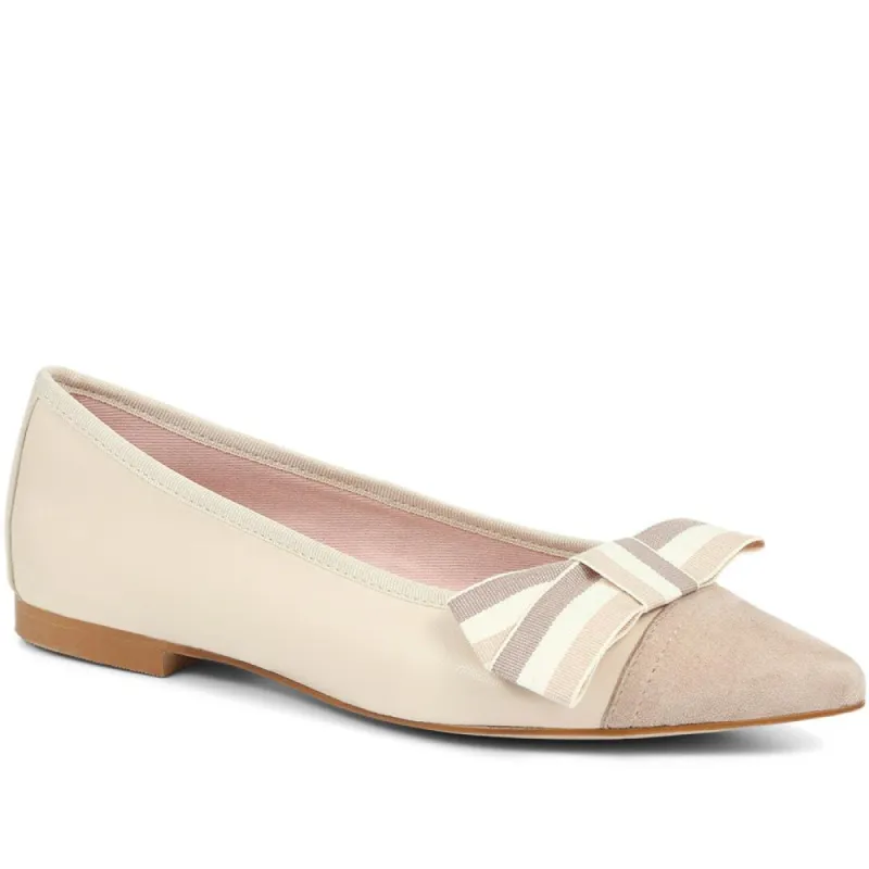 Madeline Leather Ballerina Flat - MADELINE / 318 278 sold by Jones Bootmaker