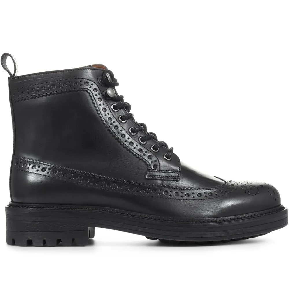 Koby Leather Brogue Boot - KOBY / 319 250 sold by Jones Bootmaker product image thumbnail 4