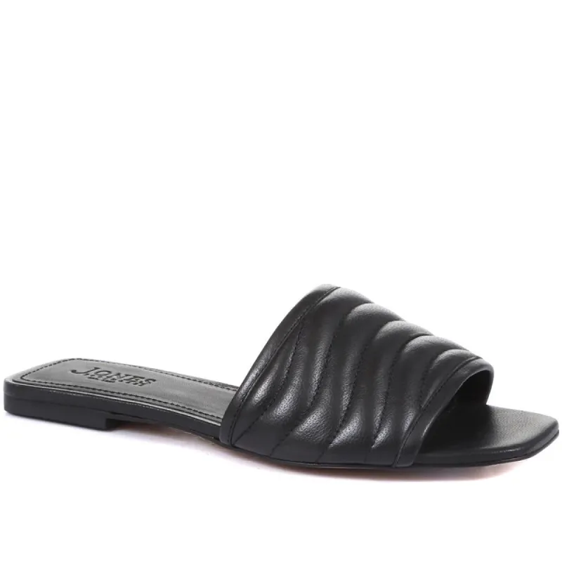 Darci Quilted Mule Sandals - DARCI / 320 043 sold by Jones Bootmaker