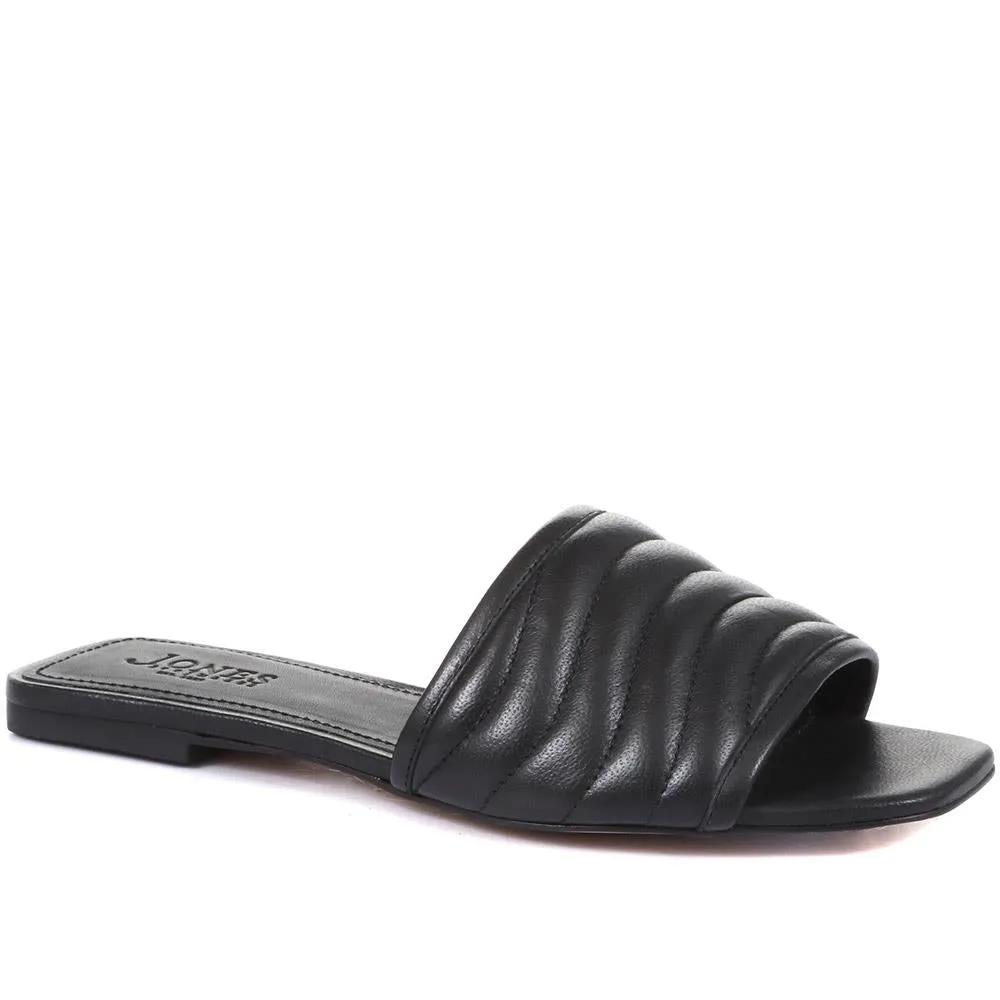 Darci Quilted Mule Sandals - DARCI / 320 043 sold by Jones Bootmaker