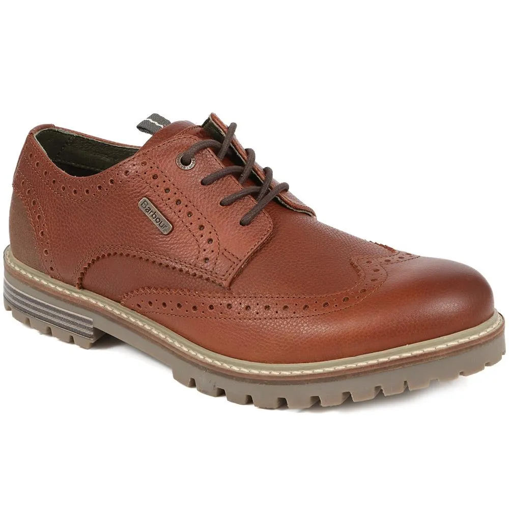 Marble Barbour Leather Brogues - BARBR38506 / 324 446 sold by Jones Bootmaker