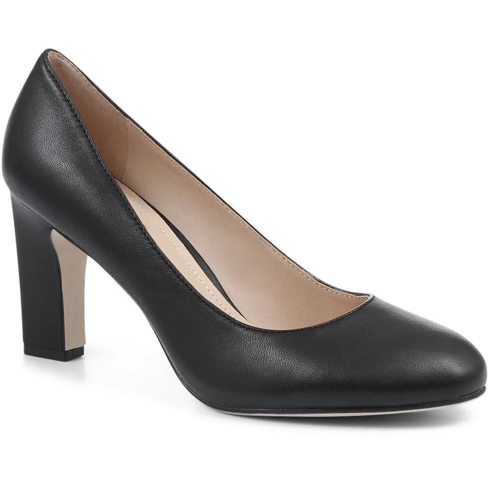 Evangeline Leather Court Shoes - EVANGELINE / 318 375 sold by Jones Bootmaker