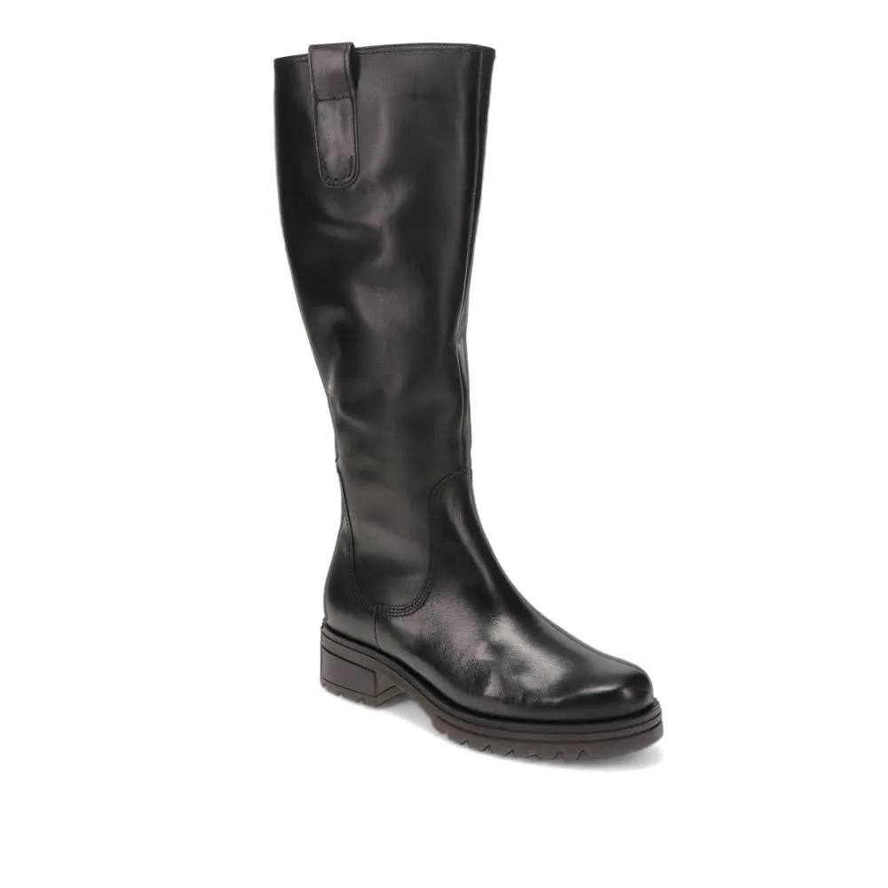Leather Block-Heeled Long Boots - GAB40517 / 325 891 sold by Jones Bootmaker