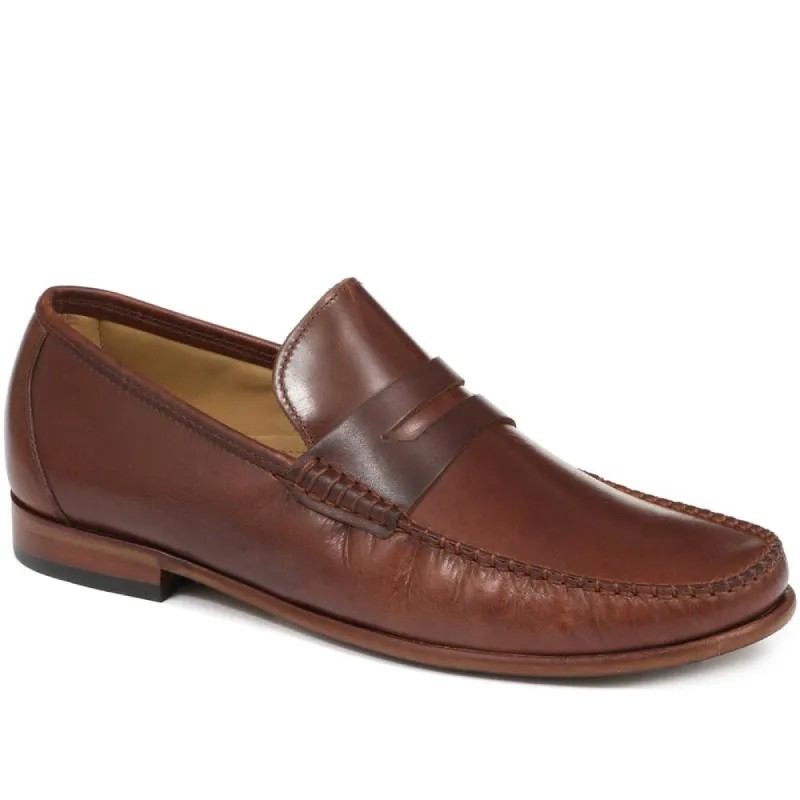 Peckham Leather Mocassin Loafer - PECKHAM / 27104046 sold by Jones Bootmaker