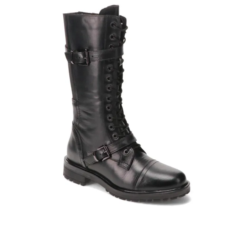 Nyla Leather Lace-Up Boots - NYLA / 325 863 sold by Jones Bootmaker