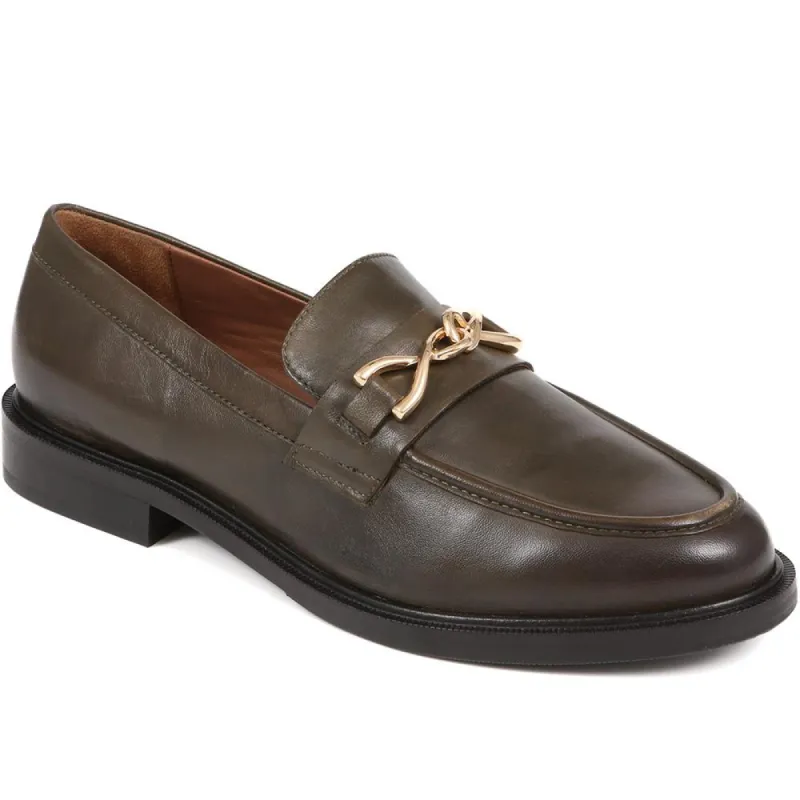 Mari Leather Loafers - MARI / 324 373 sold by Jones Bootmaker