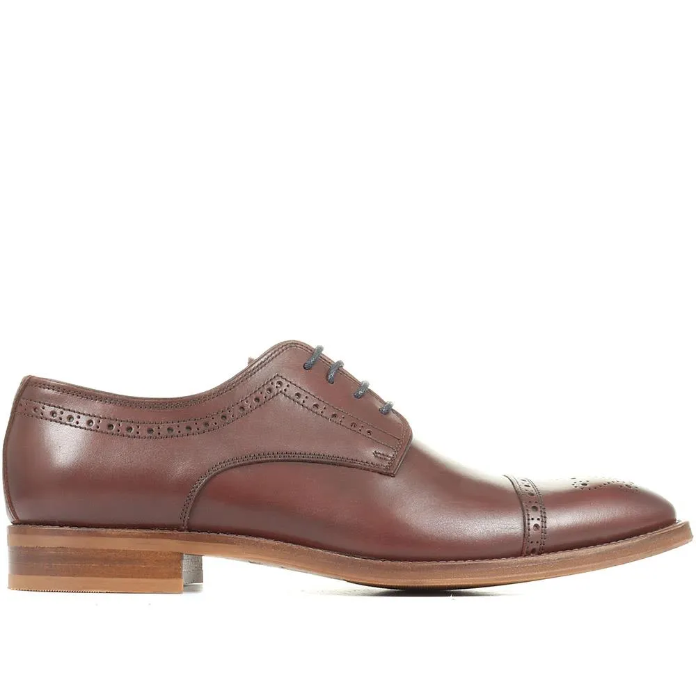 Chino Leather Derby Brogues - CHINO / 321 992 sold by Jones Bootmaker product image thumbnail 3