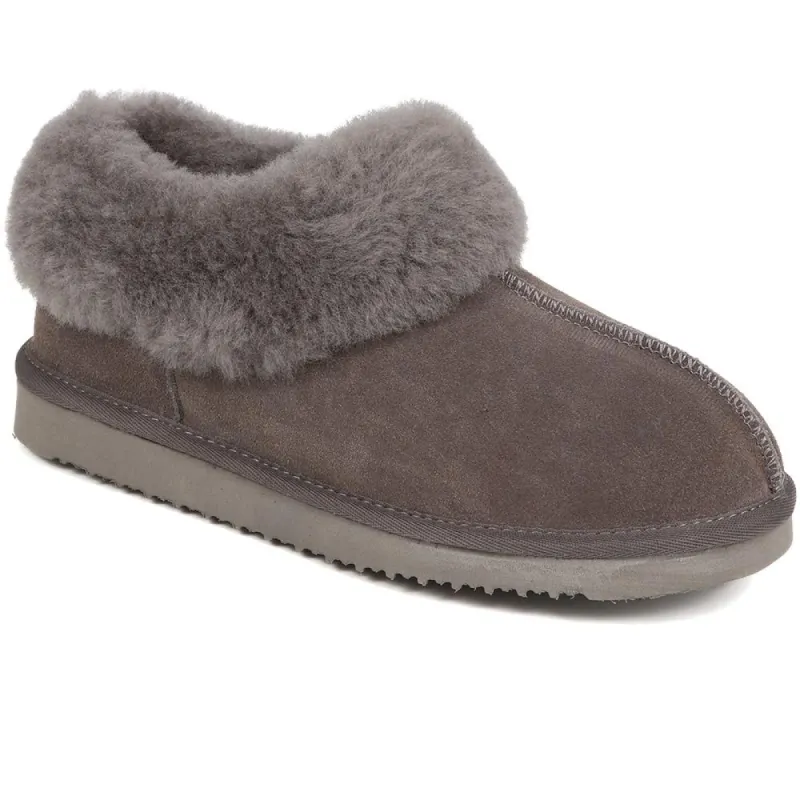 Fabiola Faux Fur Slippers - FABIOLA / 326 072 sold by Jones Bootmaker