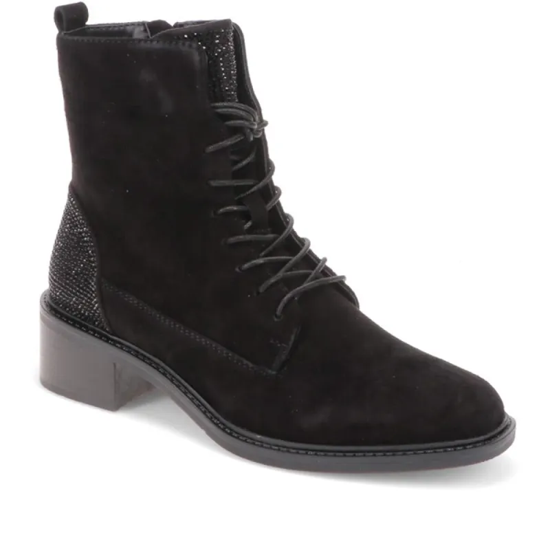 Chunky Block-Heeled Ankle Boots - SINO40506 / 326 463 sold by Jones Bootmaker