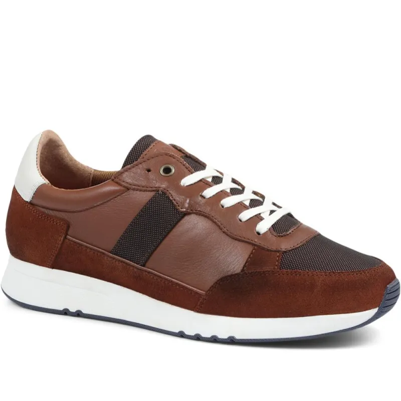 Theo Leather Lace-Up Trainer - THEO / 318 119 sold by Jones Bootmaker