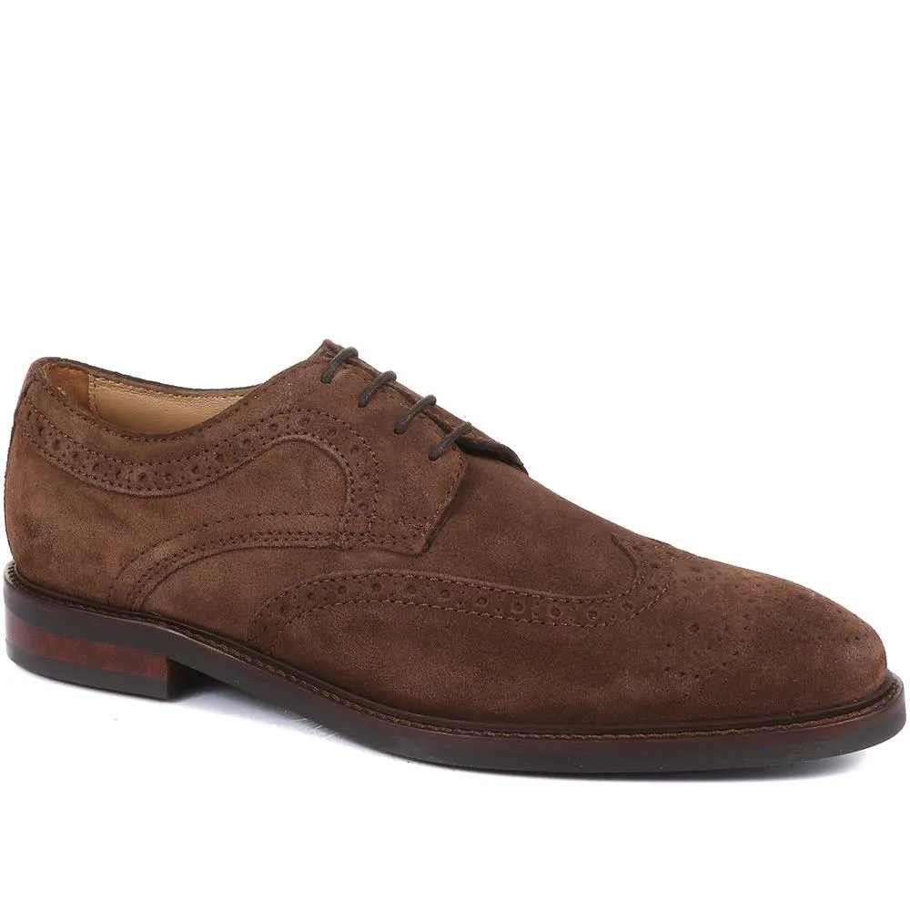 Longwood Suede Derby Brogues - LONGWOOD / 320 482 sold by Jones Bootmaker