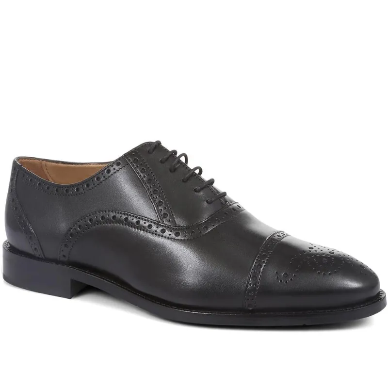 MERCER Wide-fit Leather Oxford Shoes - MERCER / 320 485 sold by Jones Bootmaker