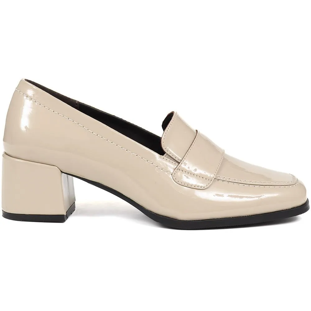 Brielle Patent Leather Heeled Loafers - BRIELLE / 324 701 sold by Jones Bootmaker product image thumbnail 3