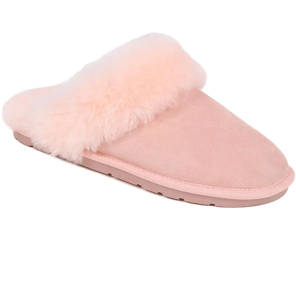 Bella-Rose Sheepskin Mule Slippers - BELLA-ROSE / 319 378 sold by Jones Bootmaker
