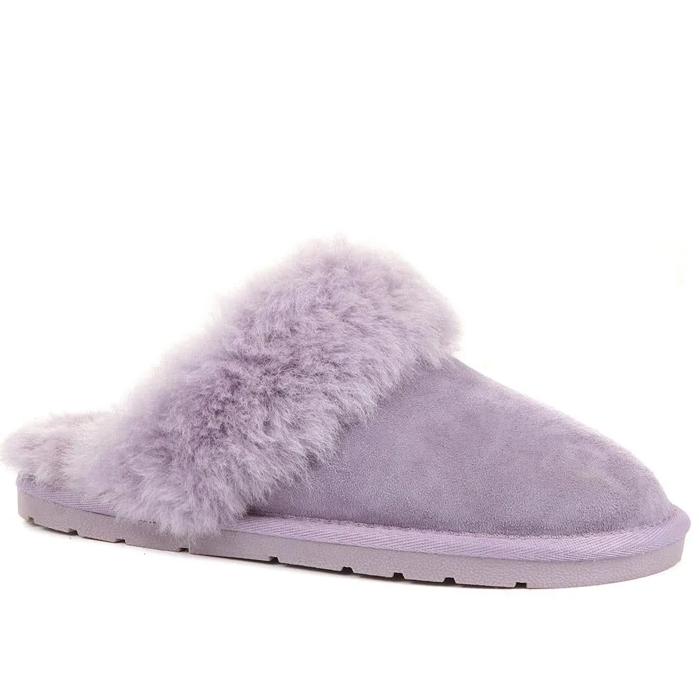 Bella-Rose Sheepskin Mule Slippers - BELLA-ROSE / 319 378 sold by Jones Bootmaker
