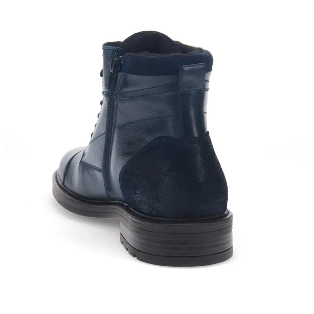 Dusseldorf Leather Lace-Up Boots - DUSSELDORF / 323 686 sold by Jones Bootmaker product image thumbnail 4