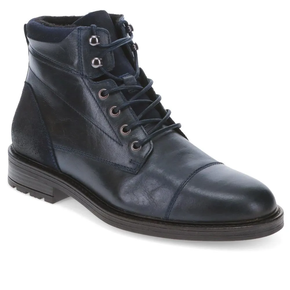 Dusseldorf Leather Lace-Up Boots - DUSSELDORF / 323 686 sold by Jones Bootmaker
