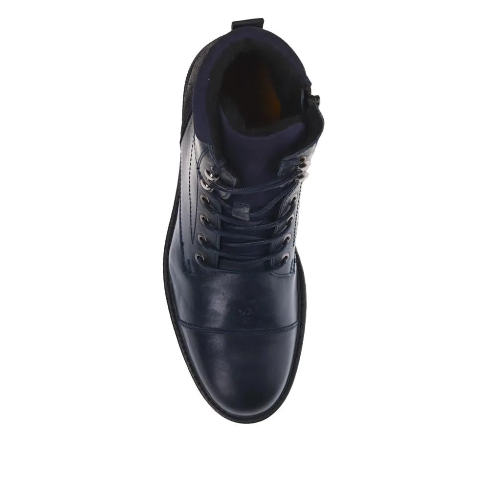 Dusseldorf Leather Lace-Up Boots - DUSSELDORF / 323 686 sold by Jones Bootmaker product image thumbnail 5