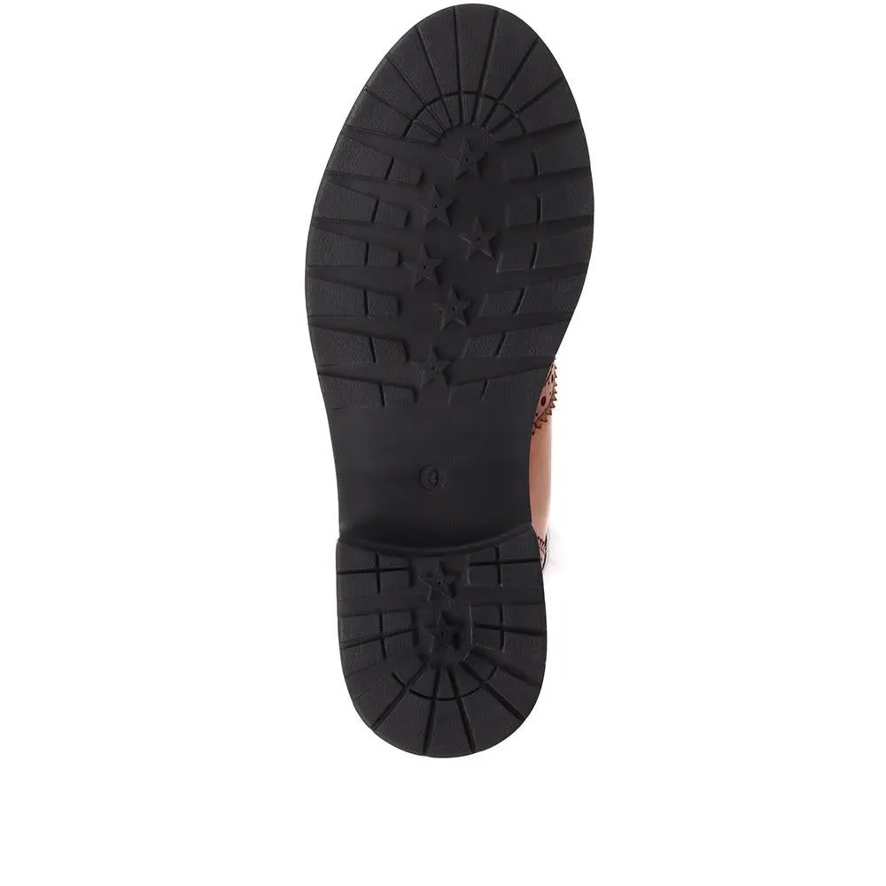 Melrose Brogue Detail Leather Chelsea Boots - MELROSE / 324 322 sold by Jones Bootmaker product image thumbnail 5