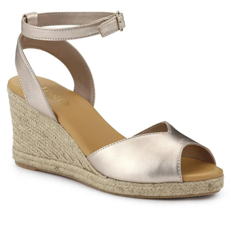 Leather Wedge-Heeled Sandals - MARCHESA / 327 169 sold by Jones Bootmaker