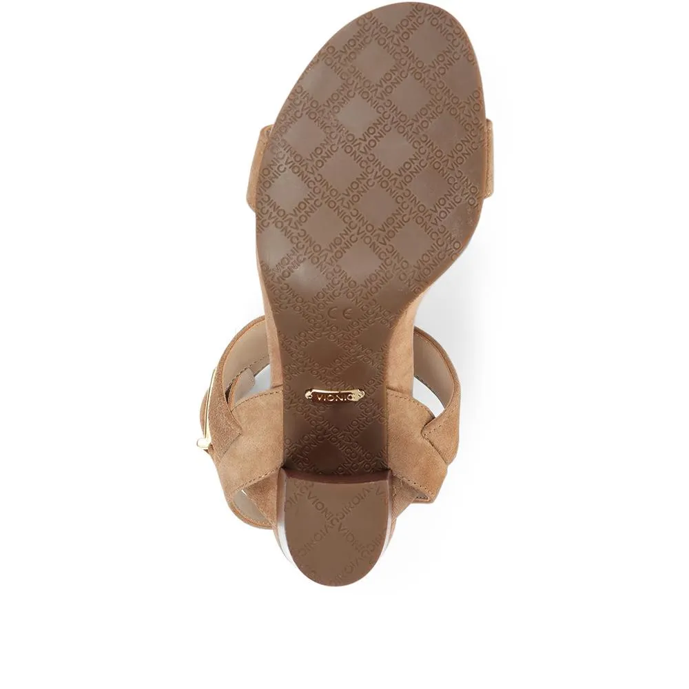 Sofia Suede Heeled Sandals - VION31501 / 318 646 sold by Jones Bootmaker product image thumbnail 4