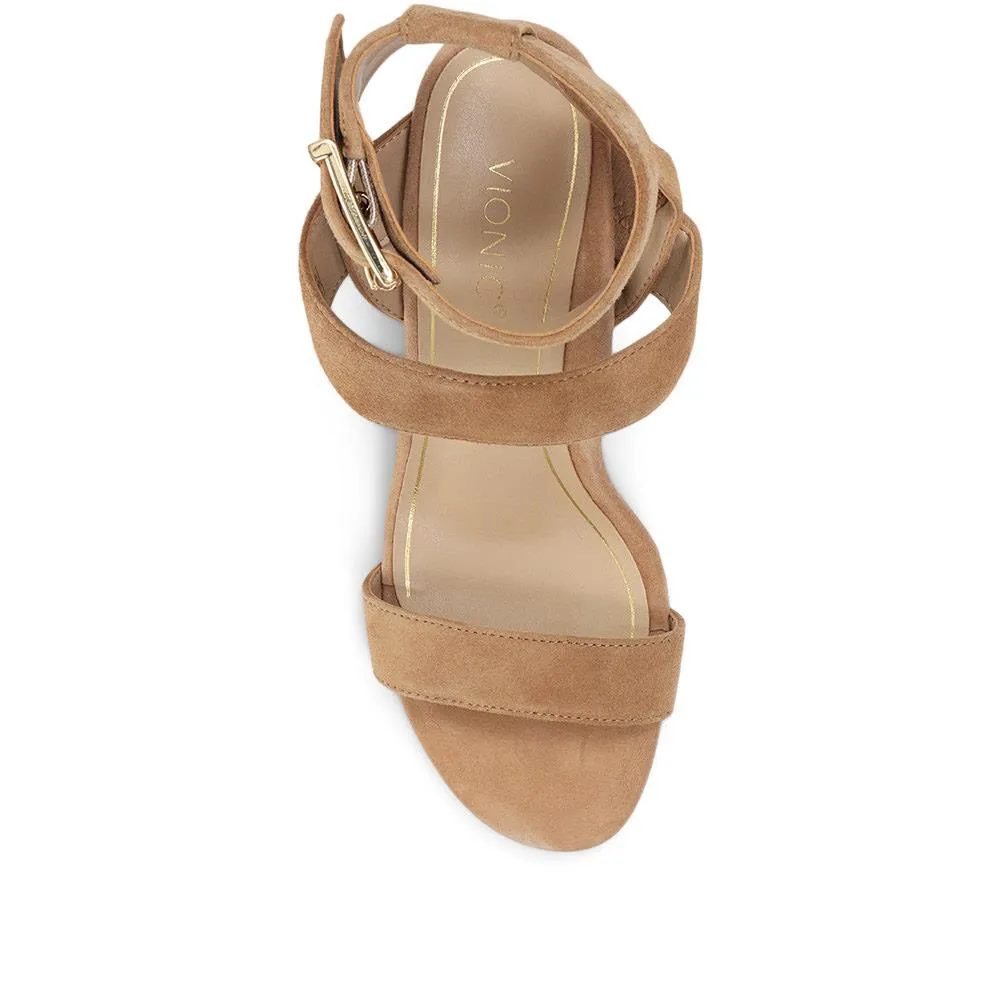 Sofia Suede Heeled Sandals - VION31501 / 318 646 sold by Jones Bootmaker product image thumbnail 5