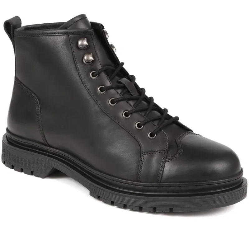 Denzel Leather Lace Up Boots - DENZEL / 324 394 sold by Jones Bootmaker