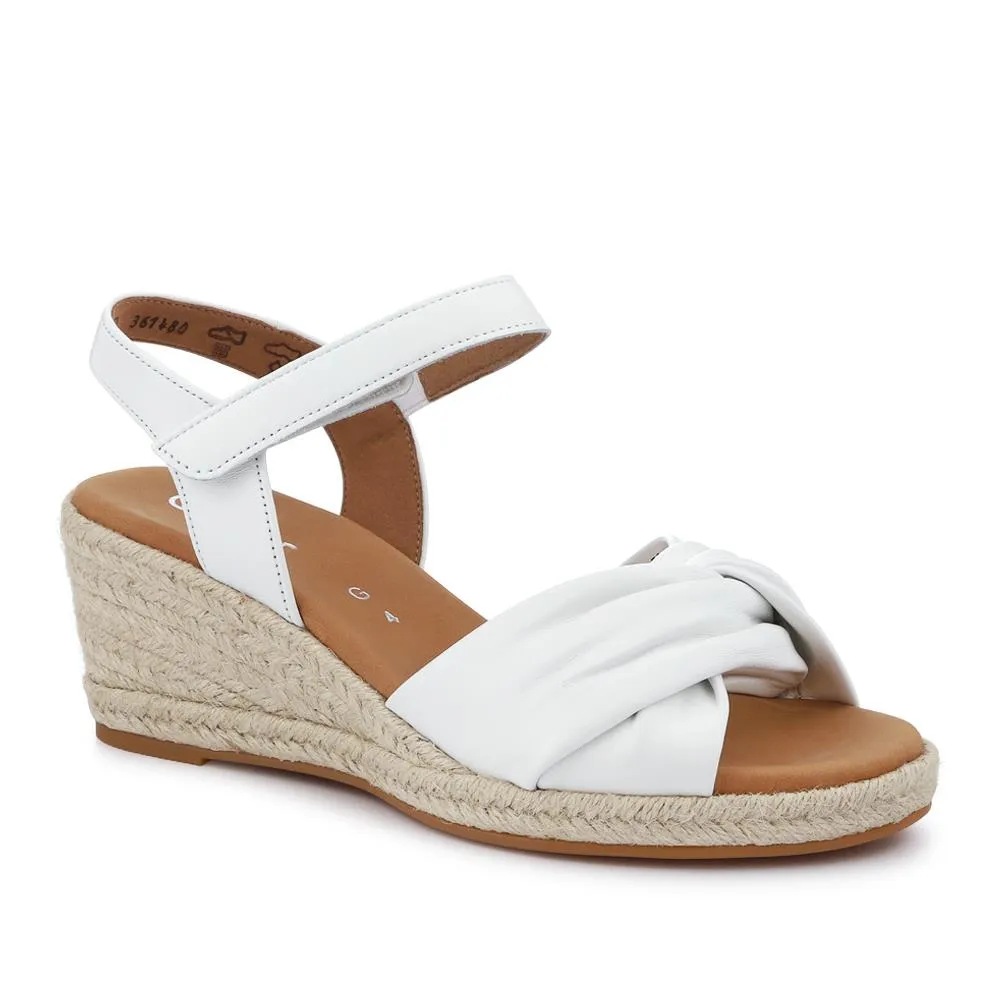 Leather Wedge-Heel Espadrilles - GAB41505 / 326 987 sold by Jones Bootmaker product image thumbnail 2