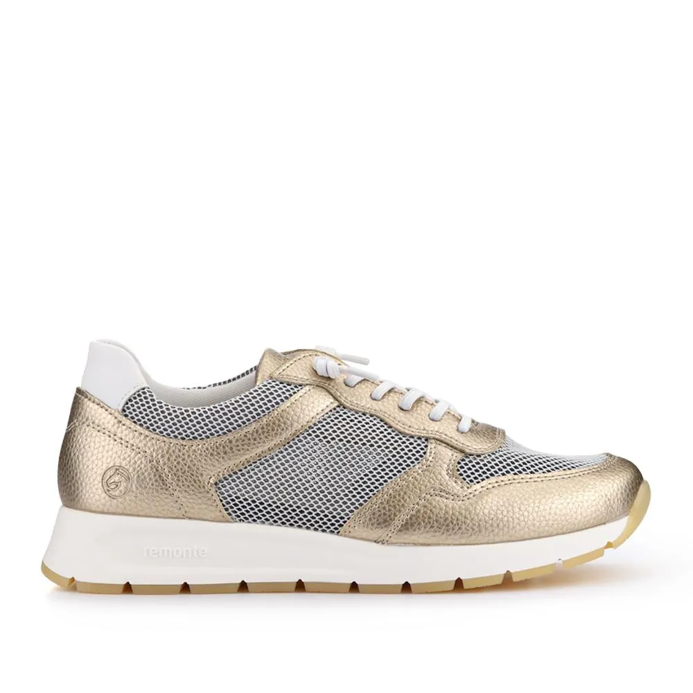 Leather Wedge-Heeled Trainers - DRS41516 / 327 091 sold by Jones Bootmaker