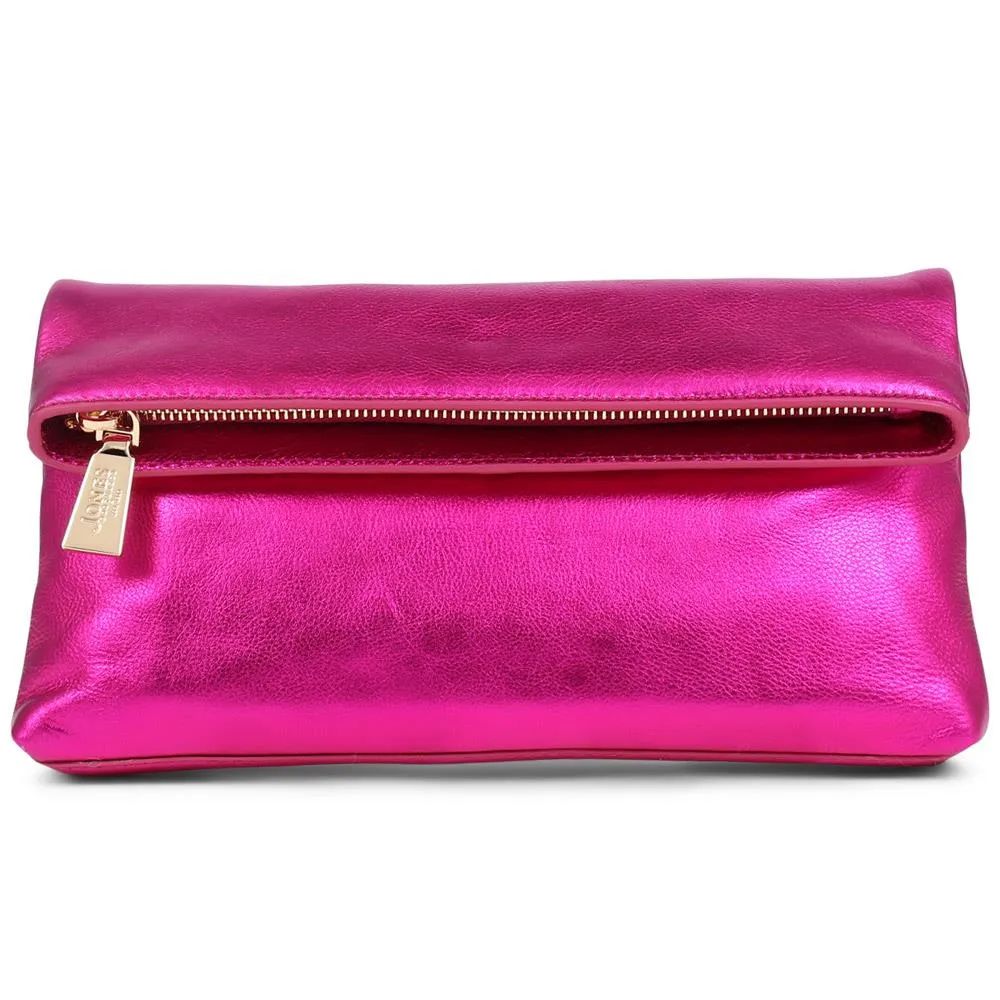 Wylie Fold-Over Metallic Clutch - WYLIE / 323 893 sold by Jones Bootmaker product image thumbnail 5