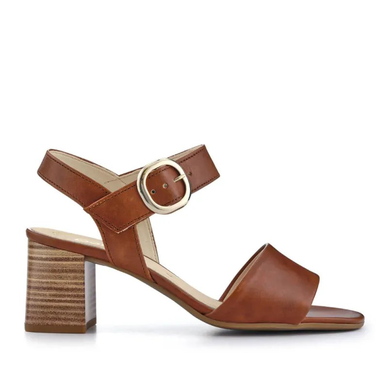 Smart Leather Block-Heeled Sandals - GAB41516 / 327 010 sold by Jones Bootmaker