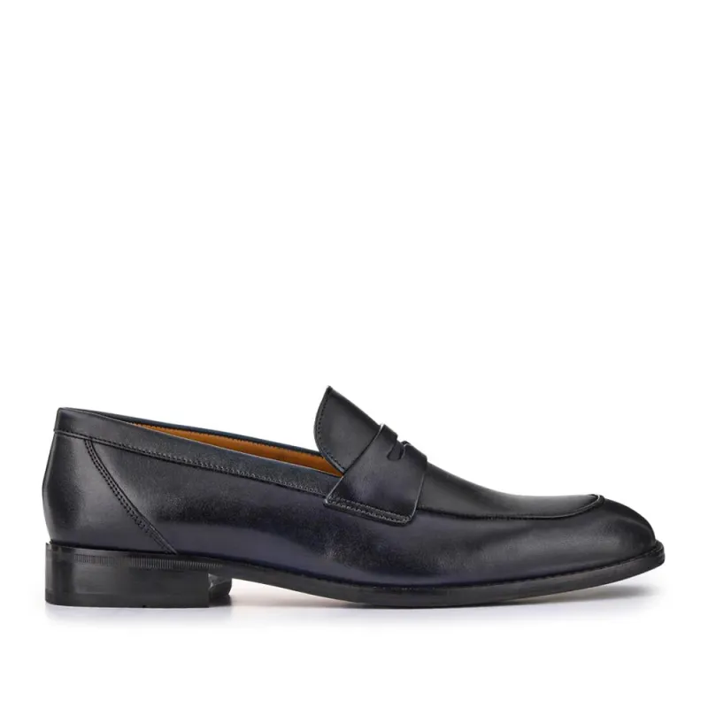 Russell Leather Penny Loafers - RUSSELL / 320 483 sold by Jones Bootmaker