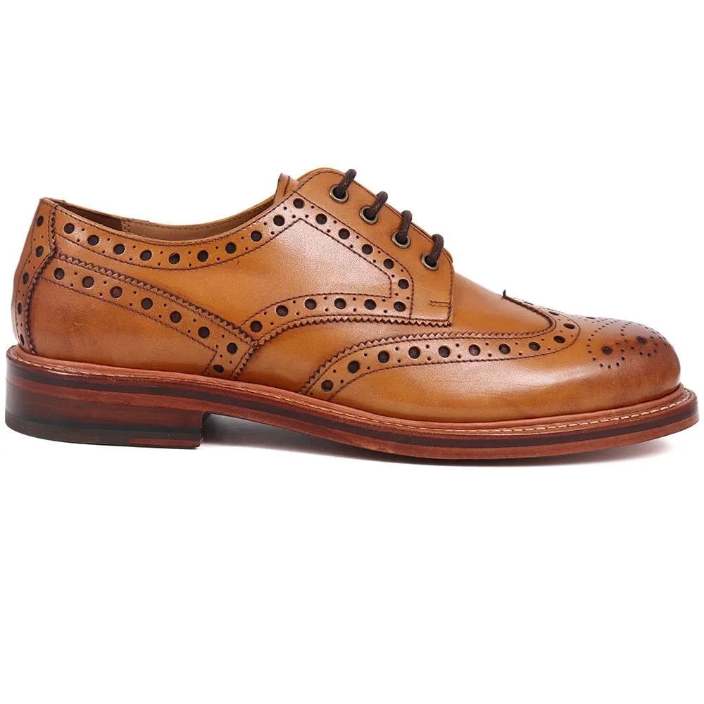 Bushwick Goodyear Welted Leather Brogues - BUSHWICK / 319 886 sold by Jones Bootmaker