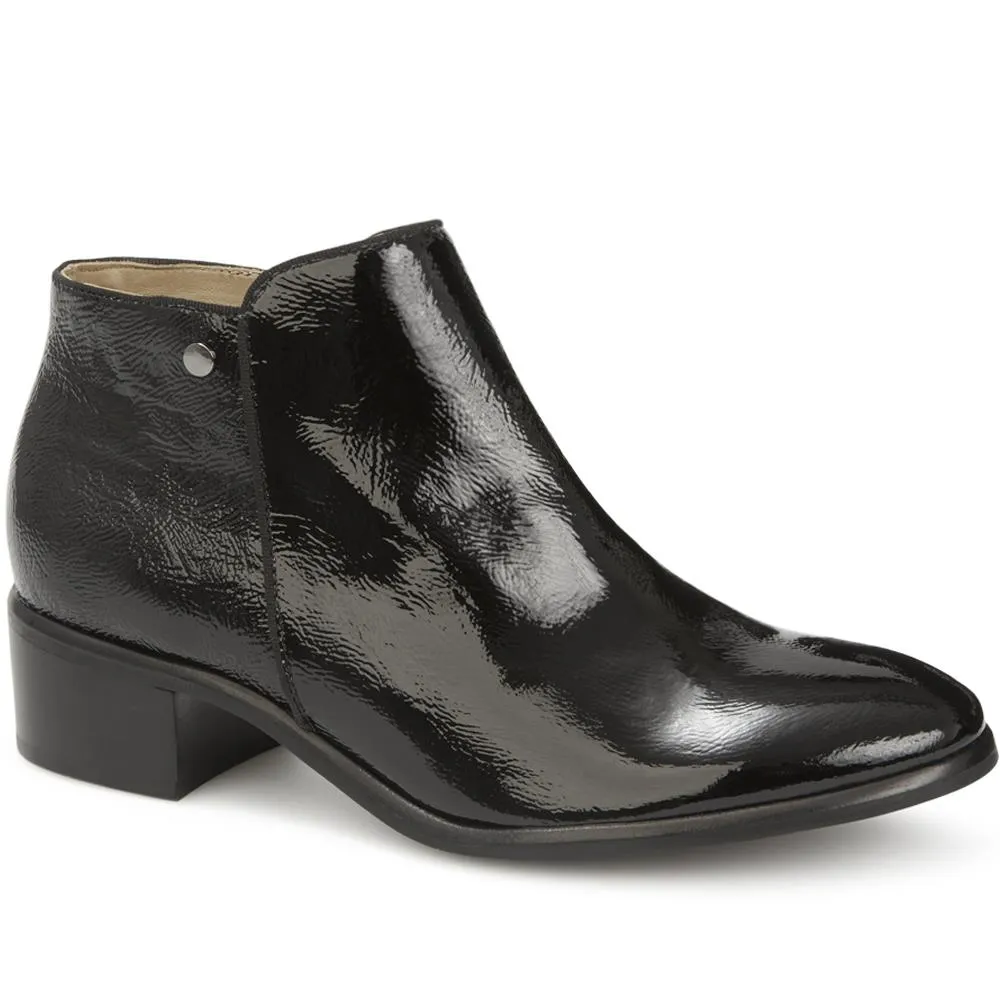 Florence Patent Leather Ankle Boot - GLO28503 / 313 762 sold by Jones Bootmaker