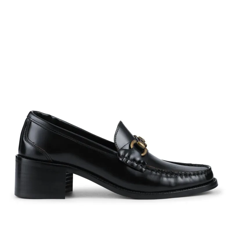 Talitha Leather Heeled Moccasins - TALITHA / 328 354 sold by Jones Bootmaker