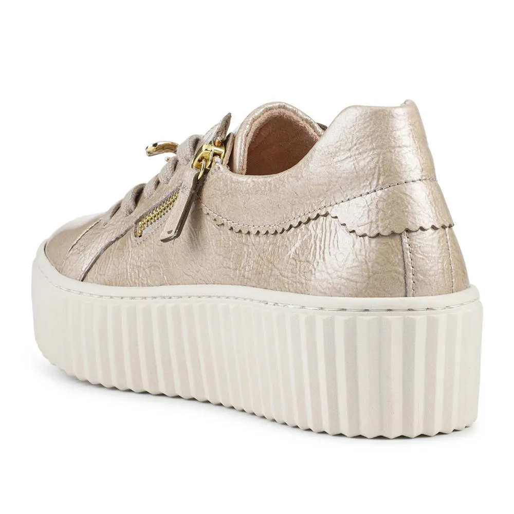 Gabor Leather Platform Trainers With Bee Brooch - GAB42506 / 327 745 sold by Jones Bootmaker product image thumbnail 4