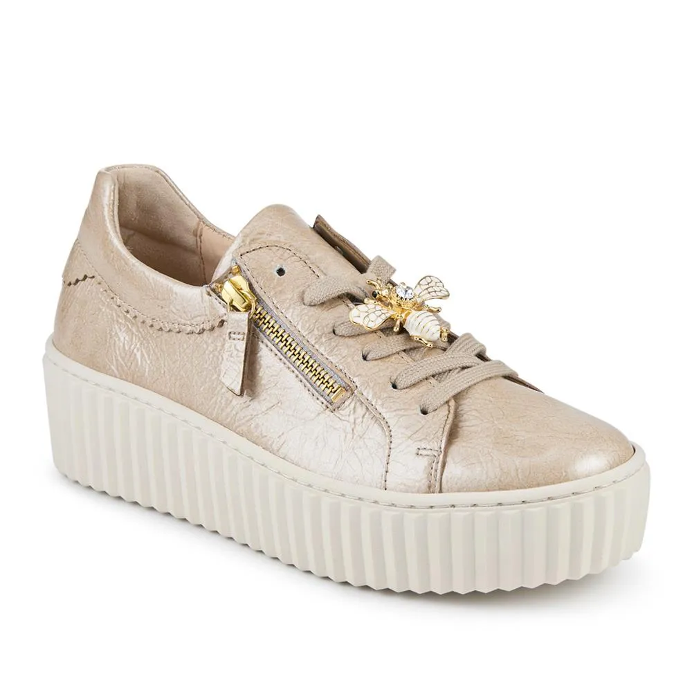 Gabor Leather Platform Trainers With Bee Brooch - GAB42506 / 327 745 sold by Jones Bootmaker product image thumbnail 3