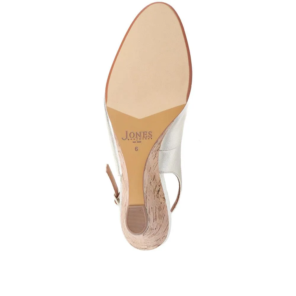 Zahra Leather Wedges - ZAHRA / 323 567 - Gold sold by Jones Bootmaker product image thumbnail 4