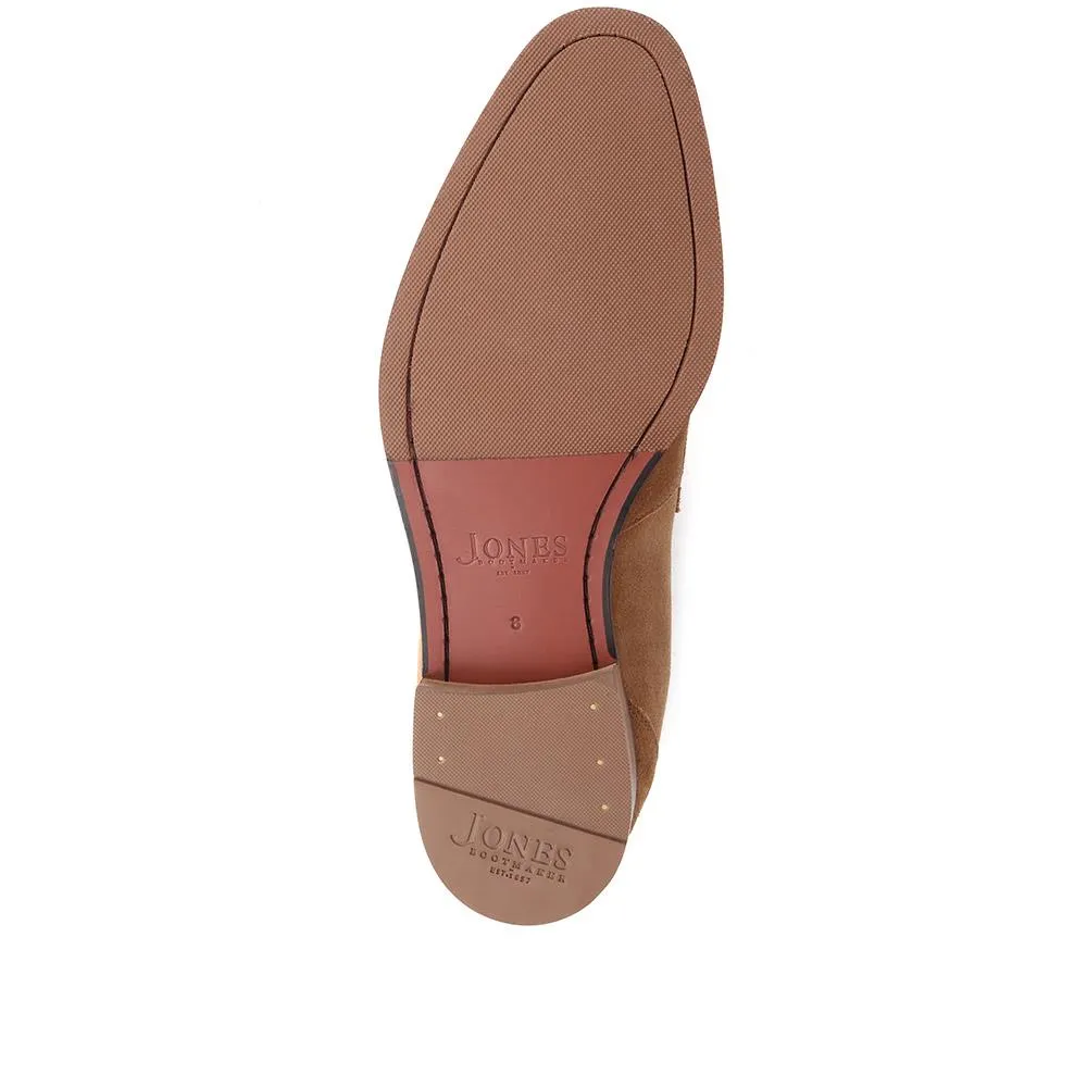 Russell Leather Penny Loafers - RUSSELL / 320 483 - Tan Suede sold by Jones Bootmaker product image thumbnail 4